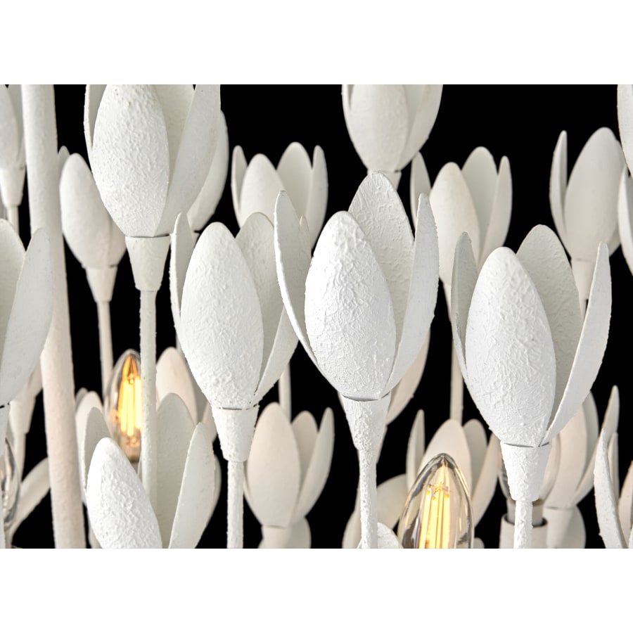 Hinkley Lighting Flora 10 Light 60" Wide Lisa McDennon Candle Style Chandelier with Handmade Blooms