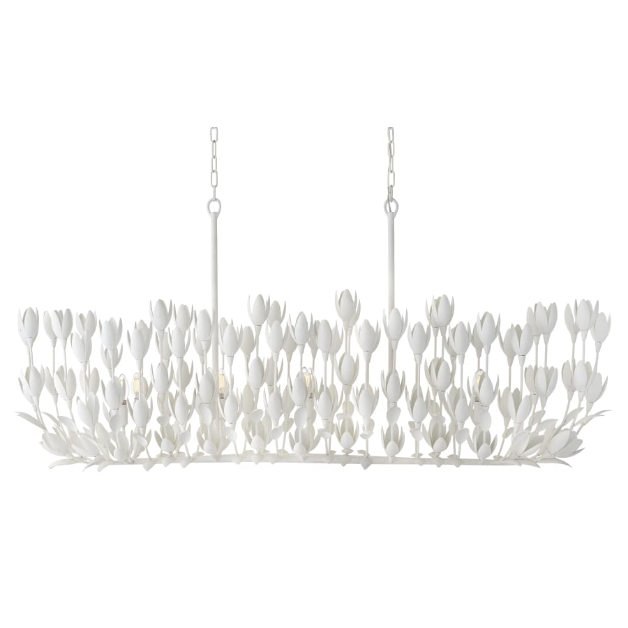 Hinkley Lighting Flora 10 Light 60" Wide Lisa McDennon Candle Style Chandelier with Handmade Blooms