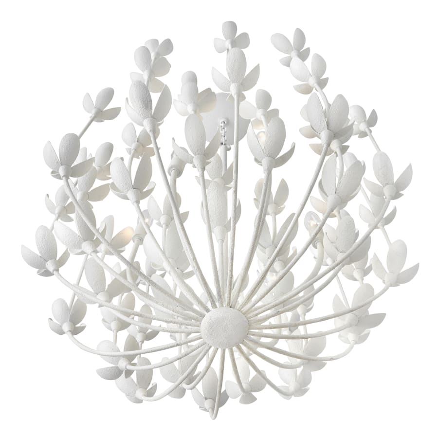 Hinkley Lighting Flora 6 Light 26" Wide Lisa McDennon Taper Candle Chandelier with Handmade Blooms