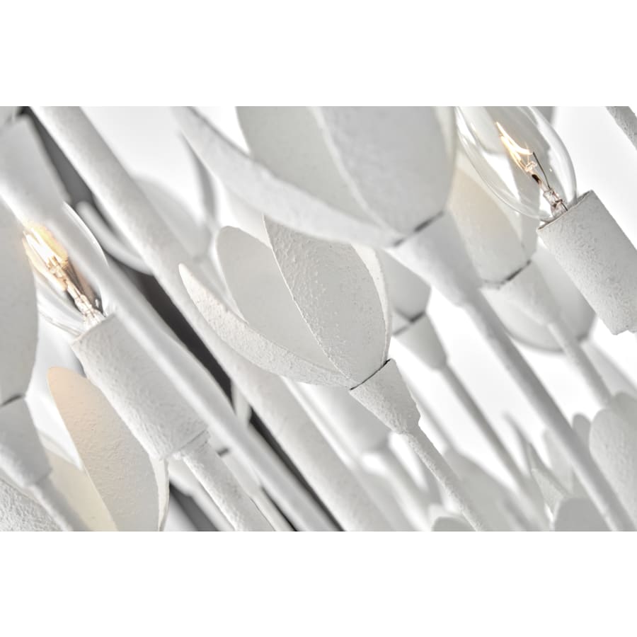 Hinkley Lighting Flora 6 Light 26" Wide Lisa McDennon Taper Candle Chandelier with Handmade Blooms