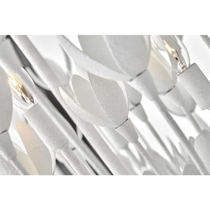 Hinkley Lighting Flora 6 Light 26" Wide Lisa McDennon Taper Candle Chandelier with Handmade Blooms
