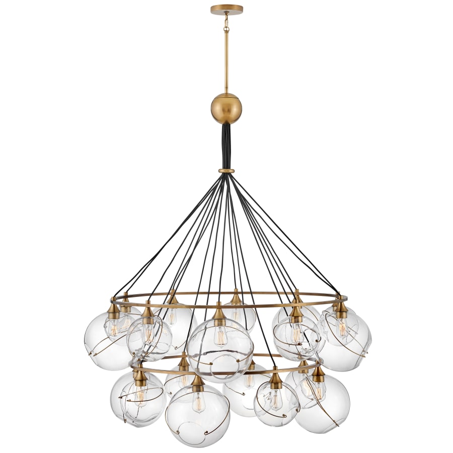 Hinkley Lighting Skye 18 Light 53" Wide Chandelier with Glass Shades