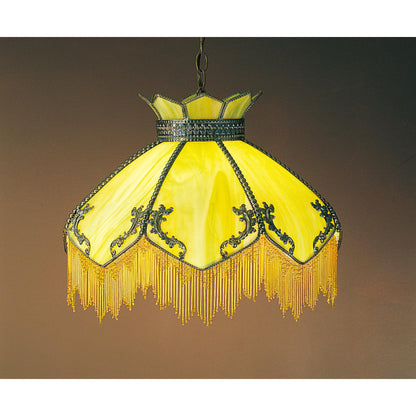 Meyda Tiffany Single Light 21" Wide Pendant with Handmade Shade