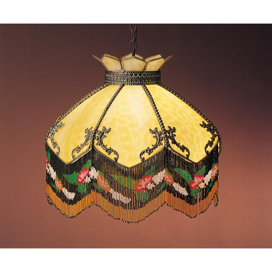 Meyda Tiffany 3 Light 21" Wide Mini Pendant with Handmade Shade