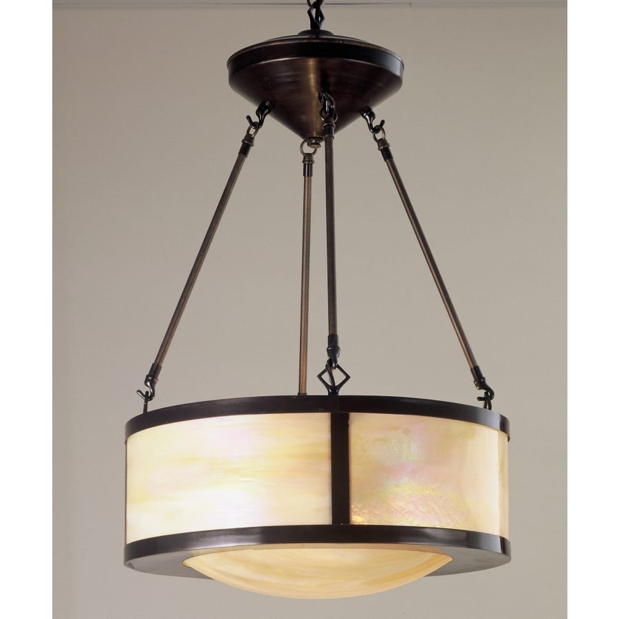 Meyda Tiffany 2 Light 18" Wide Pendant with Handmade Shade