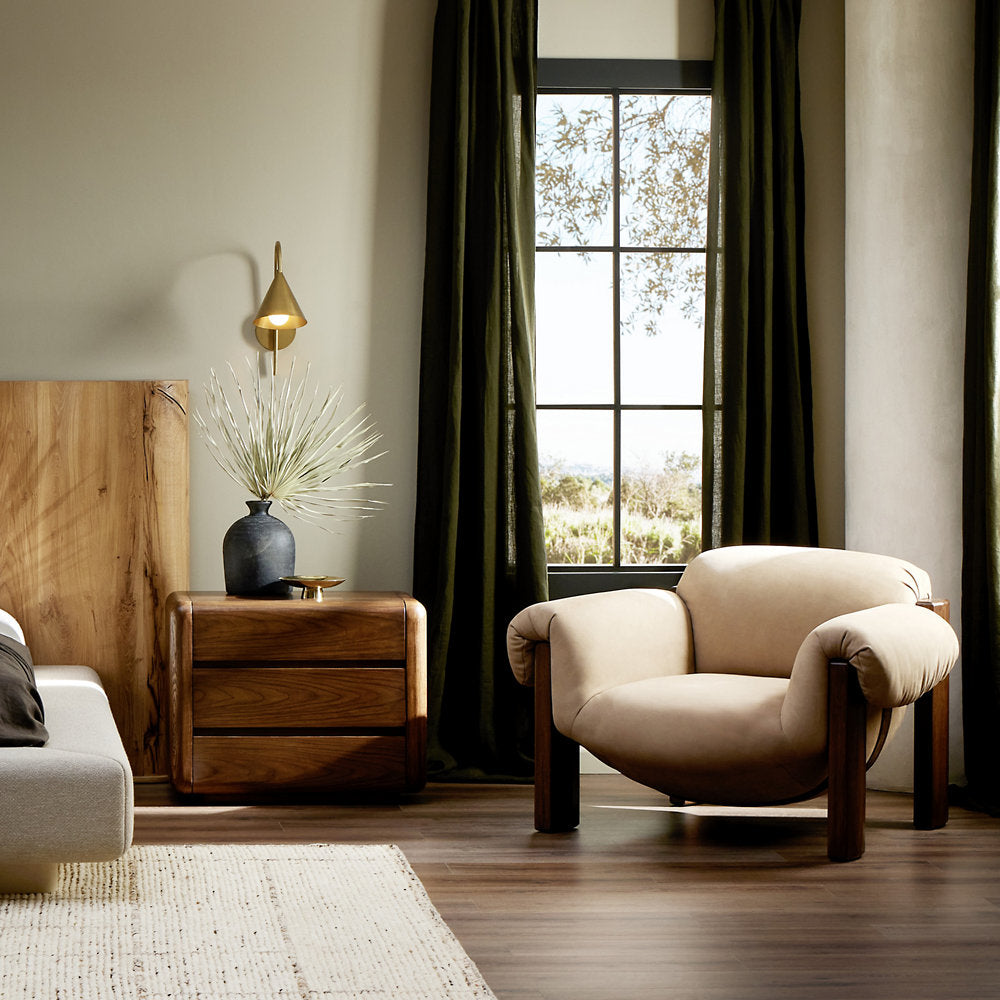 Samena Leather Lounge Chair