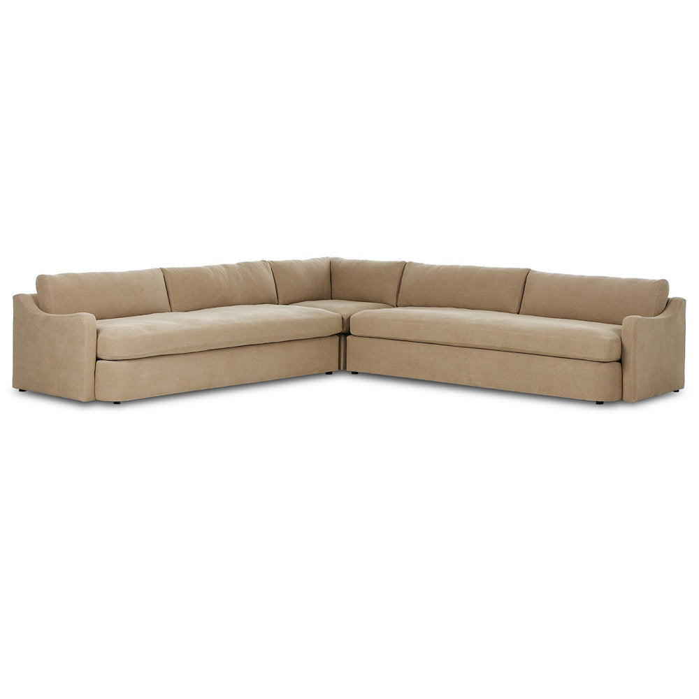 Amber Lewis x Four Hands Aurelia 3-Piece Sectional Sofa