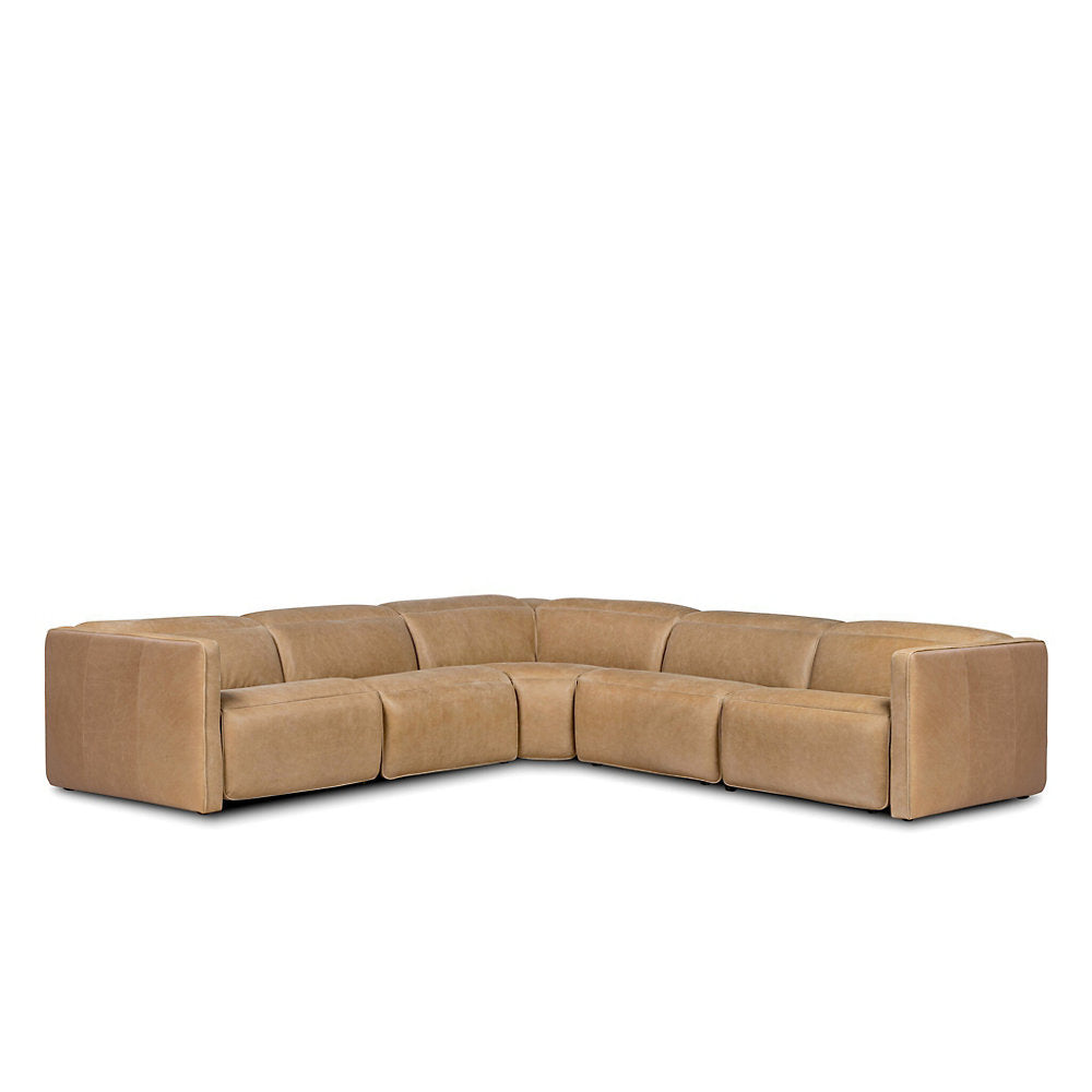 Kenlee Power Recliner 5Pc Sectional Sofa