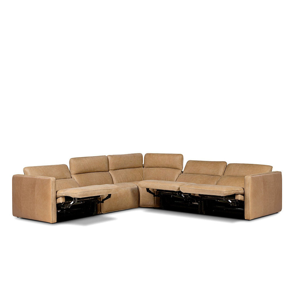 Kenlee Power Recliner 5Pc Sectional Sofa