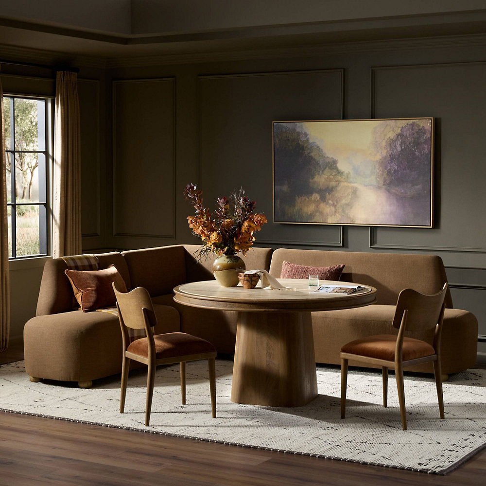 Clemence L-Shape Left/Right Dining Banquette
