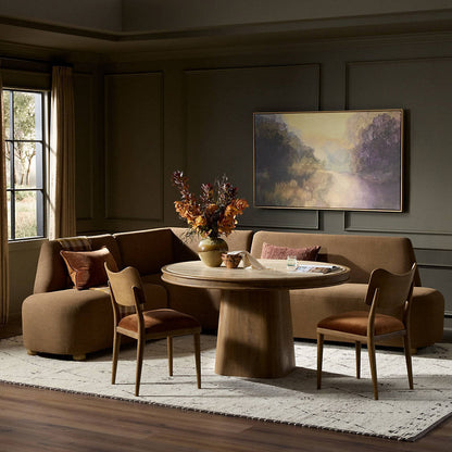 Clemence L-Shape Left/Right Dining Banquette
