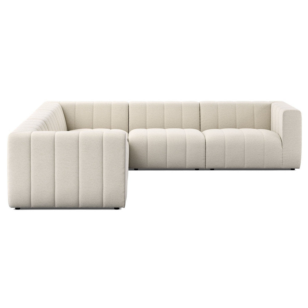 Langham Channeled 5 Piece Sectional Sofa