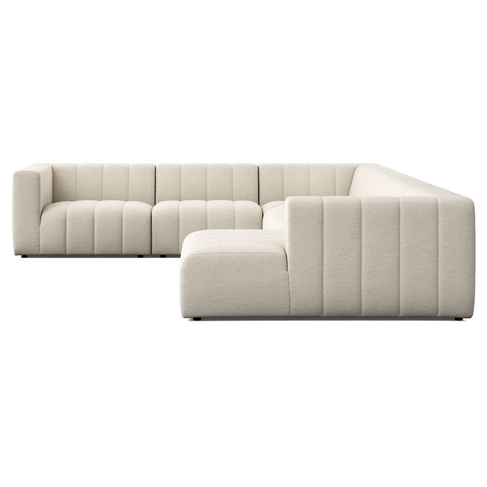 Langham Channeled 6 Piece Sectional Sofa