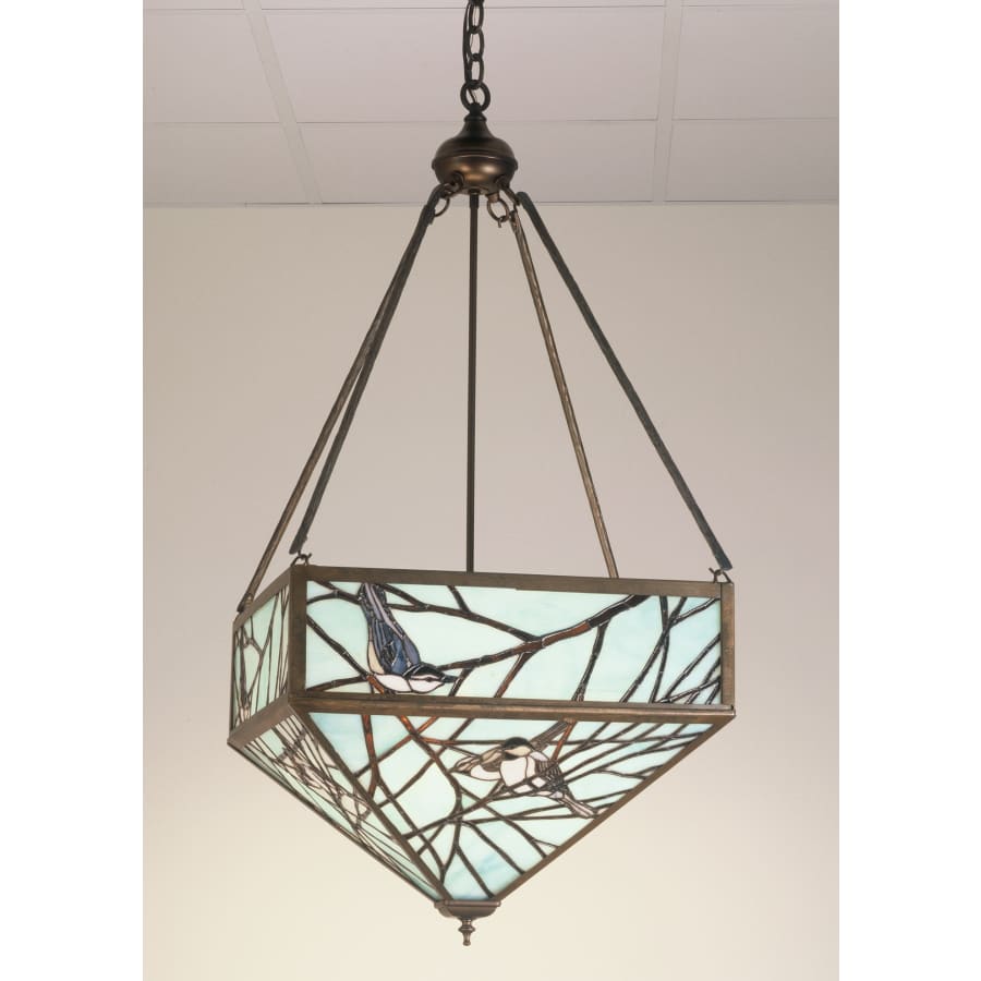 Meyda Tiffany 4 Light 20-1/2" Wide Pendant with Handmade Shade
