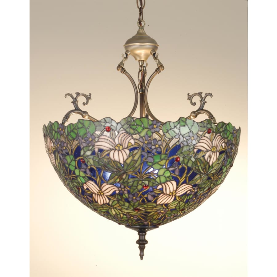 Meyda Tiffany 3 Light 20" Wide Pendant with Handmade Shade