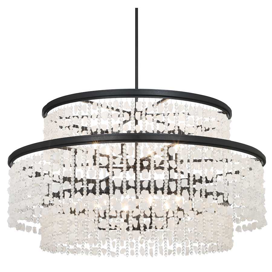 Minka Lavery Shimmering Elegance 12 Light 48" Wide Crystal Drum Chandelier