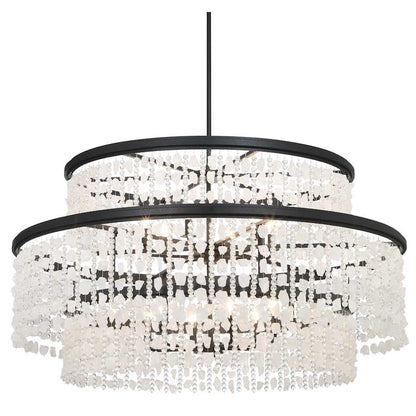 Minka Lavery Shimmering Elegance 12 Light 48" Wide Crystal Drum Chandelier