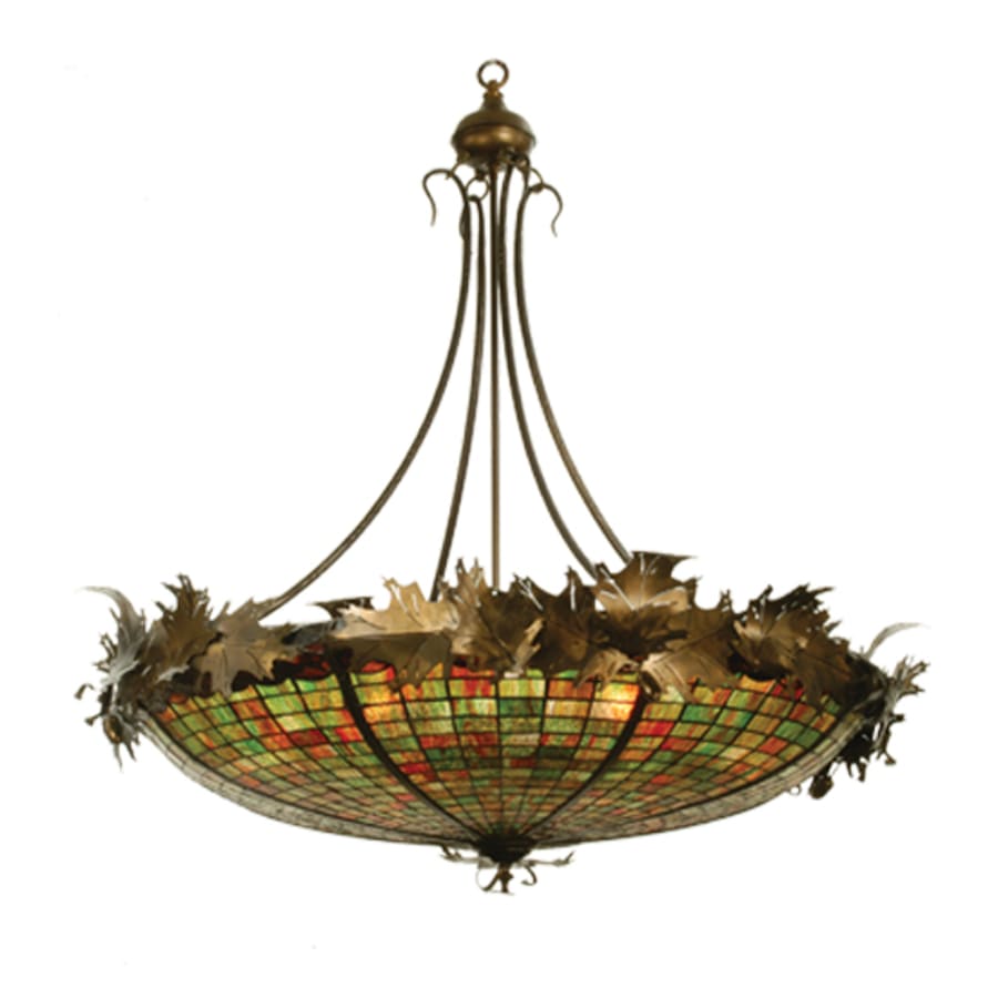 Meyda Tiffany 6 Light 46" Wide Pendant with Handmade Shade