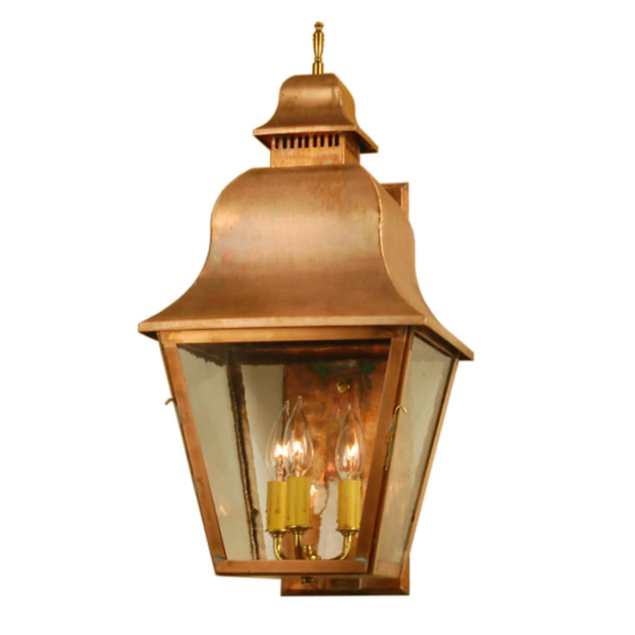 Meyda Tiffany Three Light Up Lighting Outdoor Wall Sconce from the Revere Collection