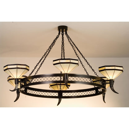 Meyda Tiffany Six Light Up Lighting Chandelier