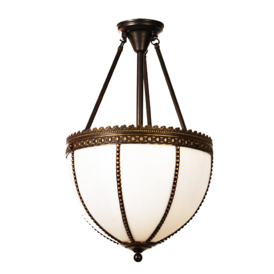 Meyda Tiffany 2 Light 16" Wide Pendant with Handmade Shade