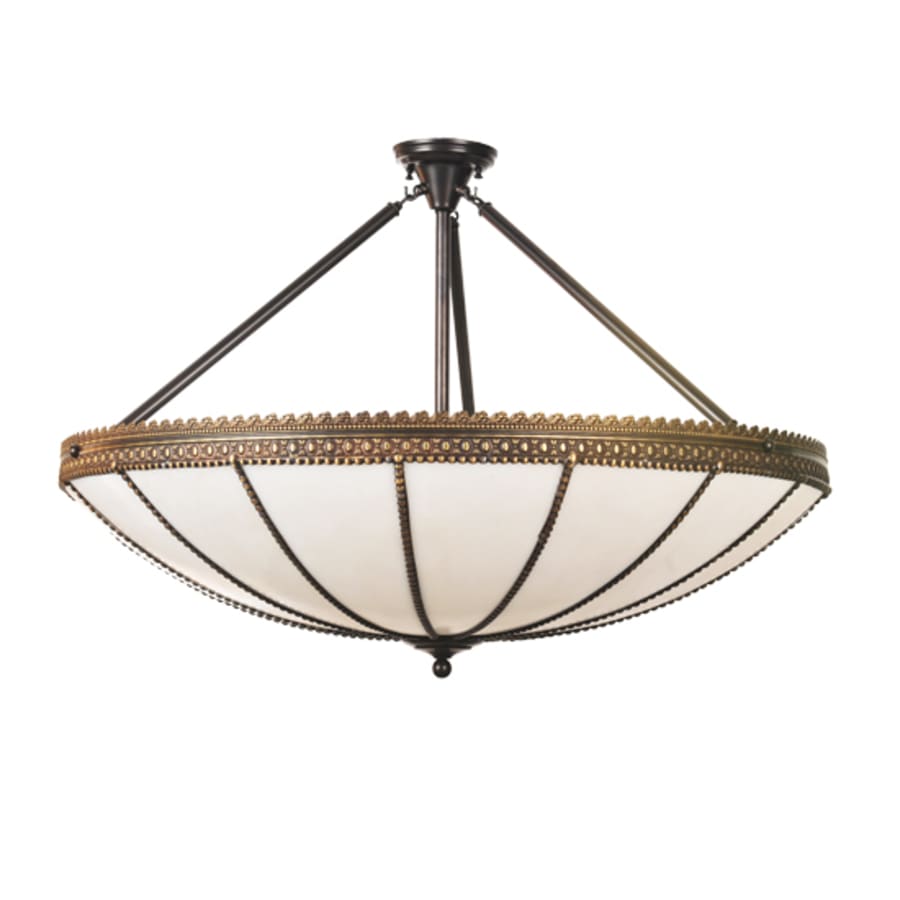 Meyda Tiffany 4 Light 37" Wide Pendant with Handmade Shade