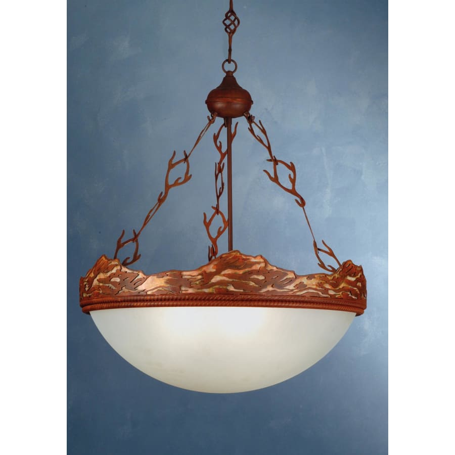 Meyda Tiffany 4 Light 25" Wide Pendant with Handmade Shade