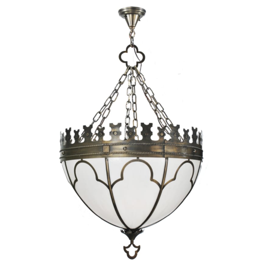 Meyda Tiffany 3 Light 26" Wide Pendant with Handmade Shade