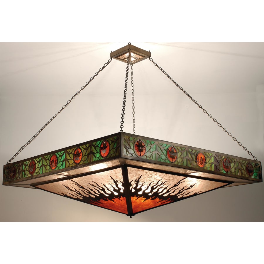 Meyda Tiffany 12 Light 21" Wide Pendant with Handmade Shade