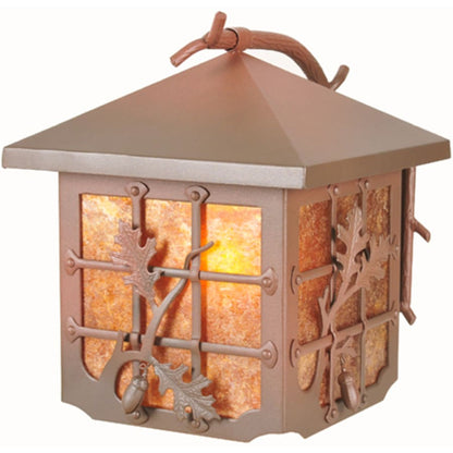 Meyda Tiffany Single Light Down Lighting Outdoor Wall Sconce from the Acorn Collection