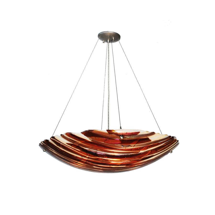 Meyda Tiffany 4 Light 30" Wide Pendant with Handmade Shade