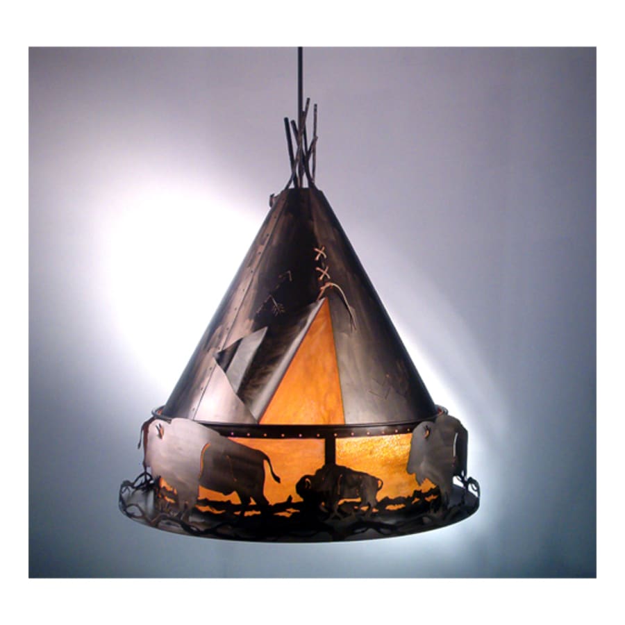 Meyda Tiffany 8 Light 36-1/2" Wide Pendant with Handmade Shade