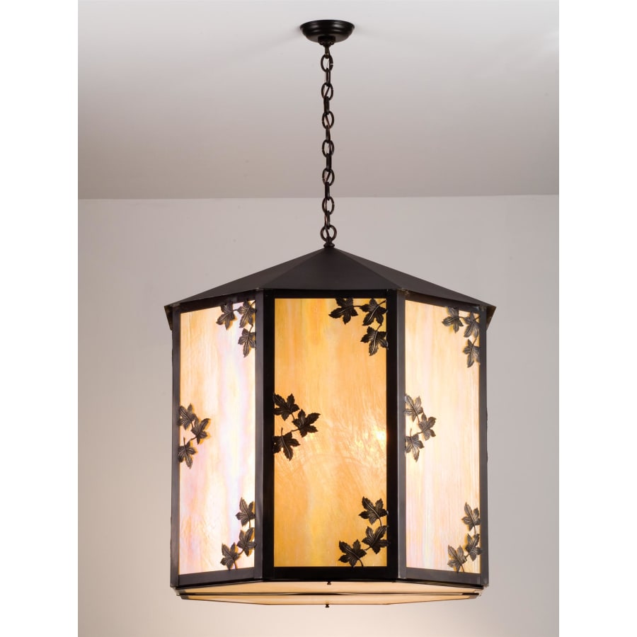 Meyda Tiffany 4 Light 31-1/2" Wide Pendant with Handmade Shade
