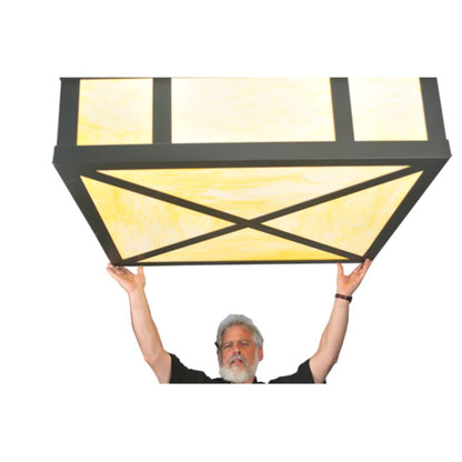 Meyda Tiffany Eight Light Down Lighting Outdoor Pendant