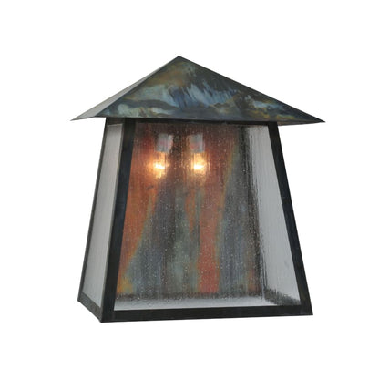Meyda Tiffany Two Light Down Lighting Outdoor Wall Washer from the Stillwater Collection