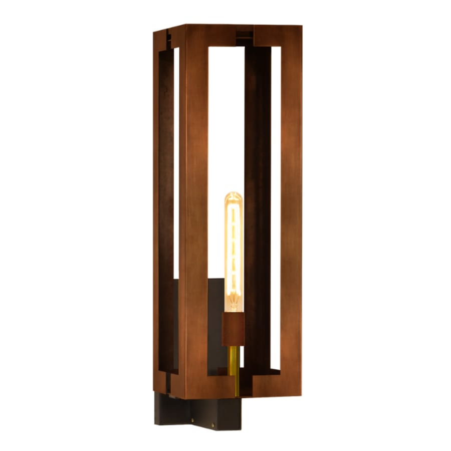 The CopperSmith Aurora Copper 2 Light 33" Tall Electric Outdoor Wall Sconce