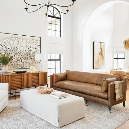 Madeline Leather Sofa