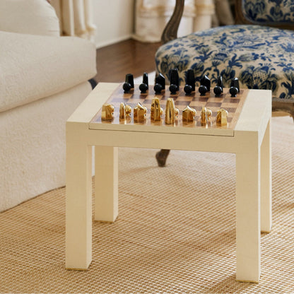 Shagreen Chess Side Table