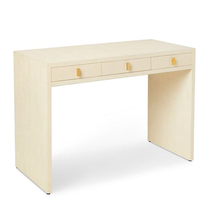 Shagreen Vanity Table and Stool Set