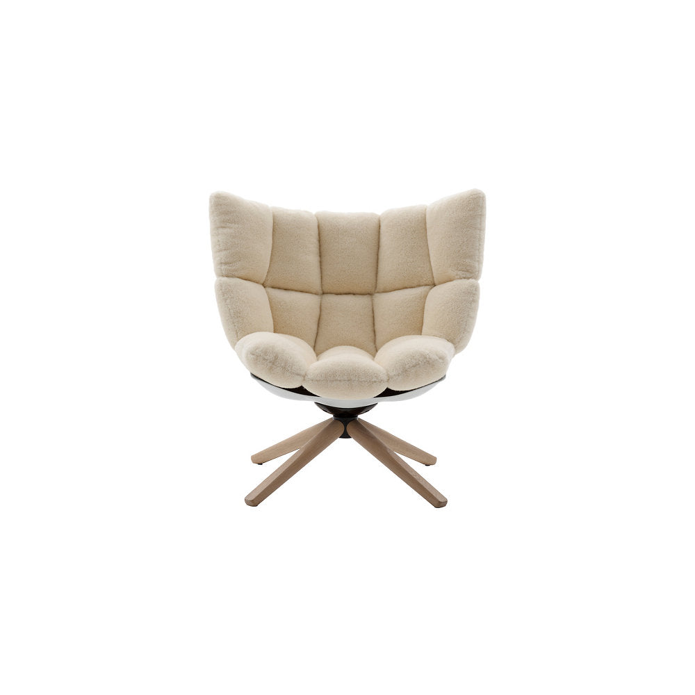 Husk Swivel Armchair