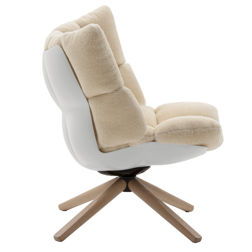 Husk Swivel Armchair
