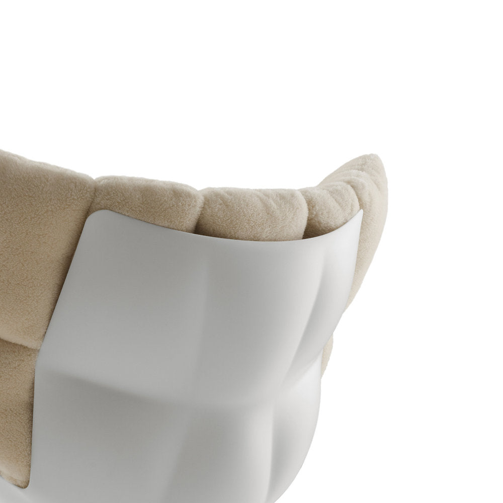 Husk Swivel Armchair