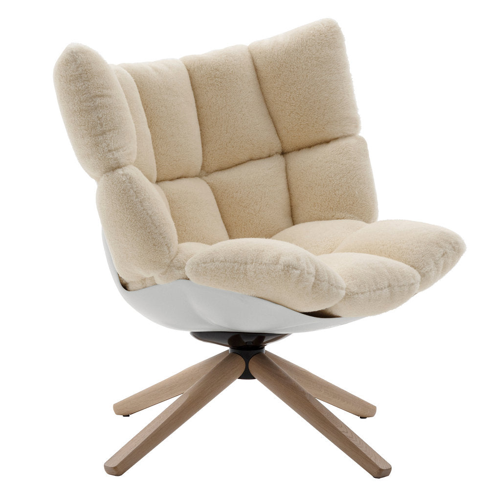 Husk Swivel Armchair