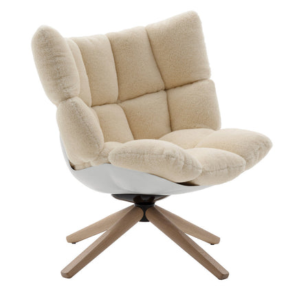Husk Swivel Armchair