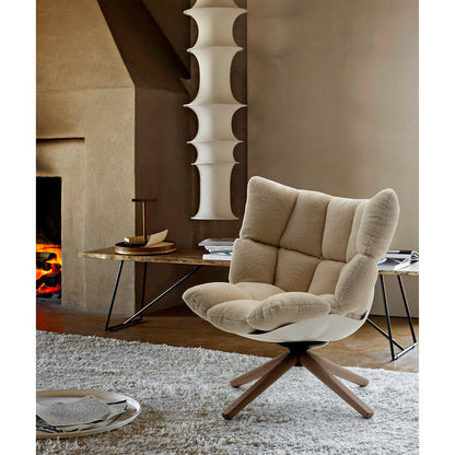 Husk Swivel Armchair