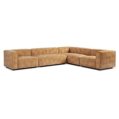 Cleon Large Leather Sectional Sofa