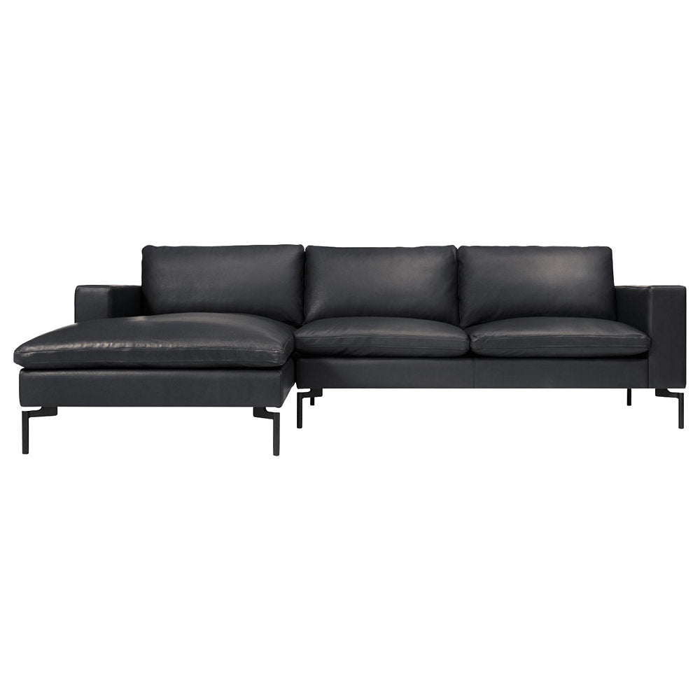 New Standard Leather Sofa with Chaise