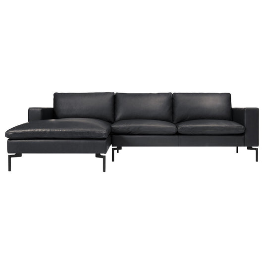 New Standard Leather Sofa with Chaise