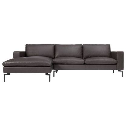 New Standard Leather Sofa with Chaise