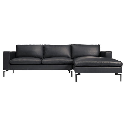 New Standard Leather Sofa with Chaise